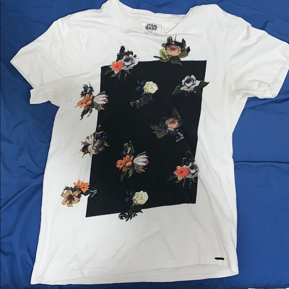 star wars floral shirt